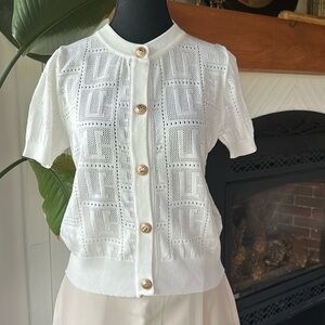 Knit Top in Cream Colour